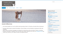 Desktop Screenshot of chihuahua-plattform.de